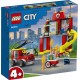 LEGO® CITY 60375 - LA CASERNE ET LE CAMION DES POMPIERS