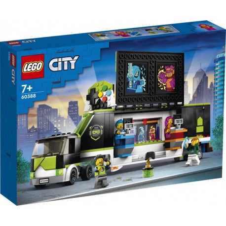 LEGO® CITY 60388 LE CAMION DE TOURNOIS DE JEUX VIDEO