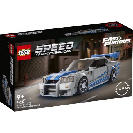 LEGO® SPEED CHAMPIONS 76917 NISSAN SKYLINE GT-R R34 2 FAST 2 FURIOUS