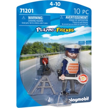 PLAYMOBIL PLAYMO-FRIENDS POLICIER ET RADAR 71201