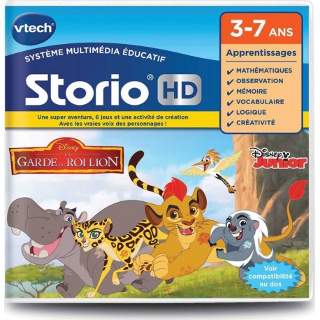 VTECH JEU HD STORIO LA GARDE DU ROI LION