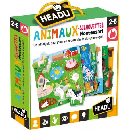 HEADU LES ANIMAUX-SILHOUETTES MONTESSORI