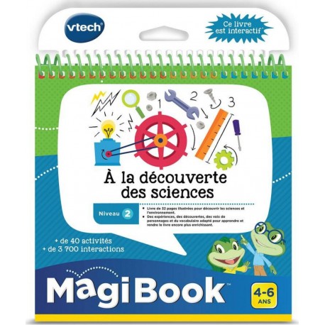 VTECH LIVRE MAGIBOOK A LA DECOUVERTE DES SCIENCES