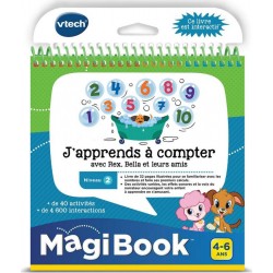 VTECH LIVRE MAGIBOOK J'APPRENDS A COMPTER AVEC REX, BELLA ET LEURS AMIS