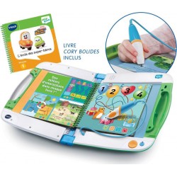 VTECH LIVRE MAGIBOOK V2 STARTER PACK VERT + LIVRE CORY BOLIDES VERT