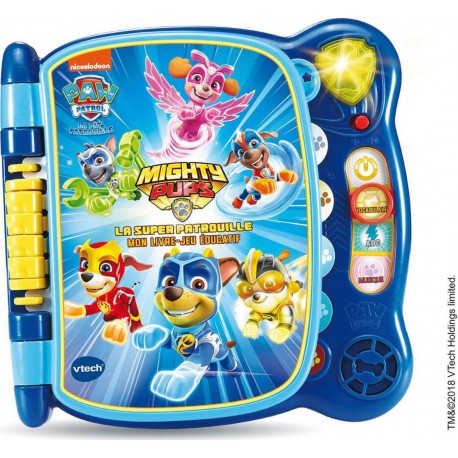 VTECH MON LIVRE JEU ÉDUCATIF PAT'PATROUILLE