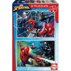 EDUCA 2 PUZZLES DE 100 PIECES SPIDERMAN