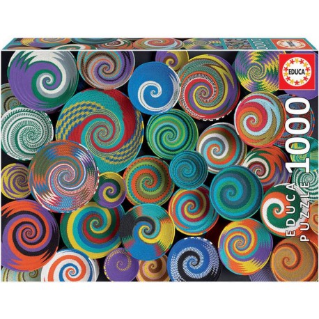 EDUCA PUZZLE 1000 PIECES DES PANIERS AFRICAINS