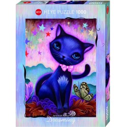 HEYE PUZZLE 1000 PIECES DREAMING BLACK KITTY HEYE