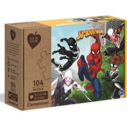 CLEMENTONI PUZZLE 104 PIÈCES SPIDERMAN PLAY FOR FUTURE