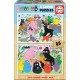 EDUCA PUZZLE 2X25 PIECES BOIS BARBAPAPA