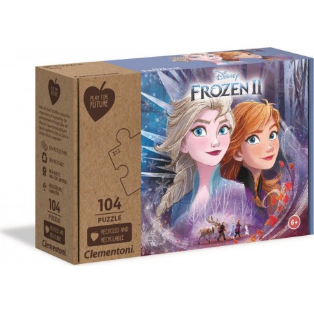 CLEMENTONI PUZZLE PLAY FOR FUTURE LA REINE DES NEIGES 2 104 PIECES