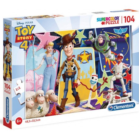 CLEMENTONI PUZZLE SUPERCOLOR 104 PIÈCES TOY STORY 4