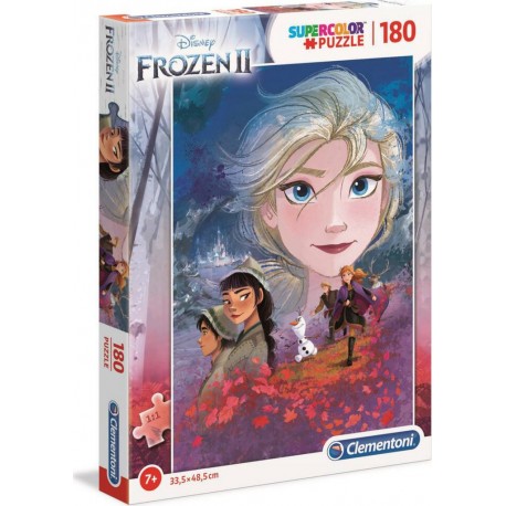 CLEMENTONI PUZZLE SUPERCOLOR 180 PIÈCES LA REINE DES NEIGES 2