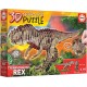 EDUCA T-REX 3D CREATURE PUZZLE