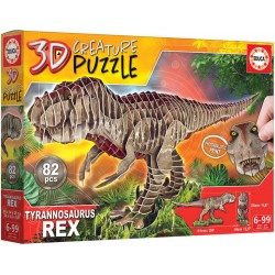 EDUCA T-REX 3D CREATURE PUZZLE