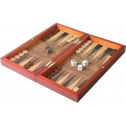 Nom MON JEU DE BACKGAMMON PLIABLE EN BOIS