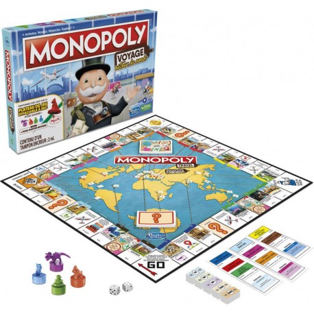 HASBRO MONOPOLY VOYAGE AUTOUR DU MONDE