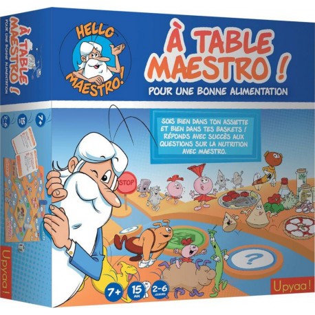 UPYAA RALLYE QUIZZ À TABLE MAESTRO ! POUR UNE BONNE ALIMENTATION