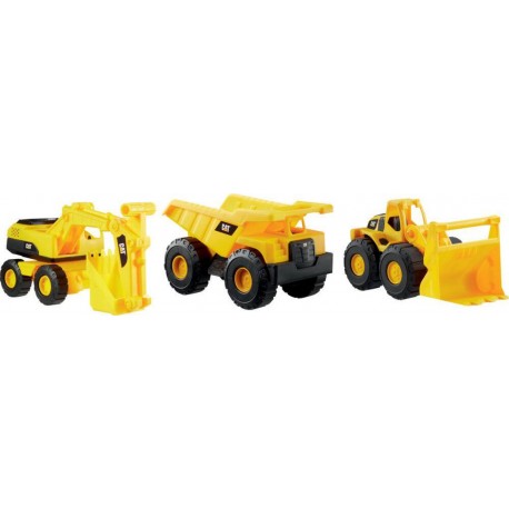 FUNRISE CATERPILLAR PACK DE 3 VEHICULES 25 CM