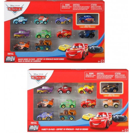 MATTEL COFFRET 10 VEHICULES CARS