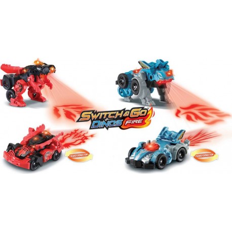 VTECH PETITS SWITCH & GO DINOS FIRE VEHICULE DINOSAURE