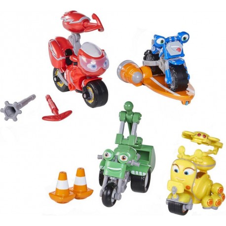 TOMY RICKY ZOOM PERSONNAGE À 2 ROUES AVEC ACCESSOIRE