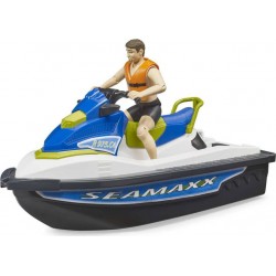 BRUDER SCOOTER DE MER BWORLD AVEC FIGURINE