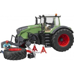 BRUDER TRACTEUR FENDT 1050 VARIO AVEC MECANICIEN ET ACCESSOIRES 1/16EME