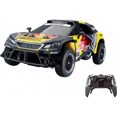 TEAM VOITURE RADIOCOMMANDE PEUGEOT 3008 DAKAR LOEB 2019 1:16