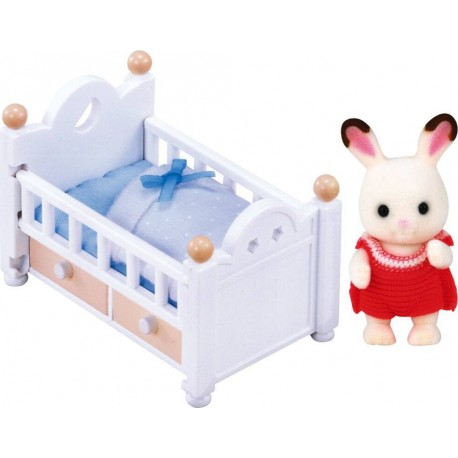 SYLVANIAN BEBE LAPIN ET LIT TOUT POUR BEBES