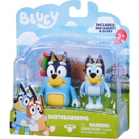 MOOSE BLUEY 2 FIGURINES 13 CM