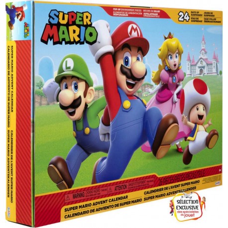 JAKKS CALENDRIER DE L'AVENT SUPER MARIO