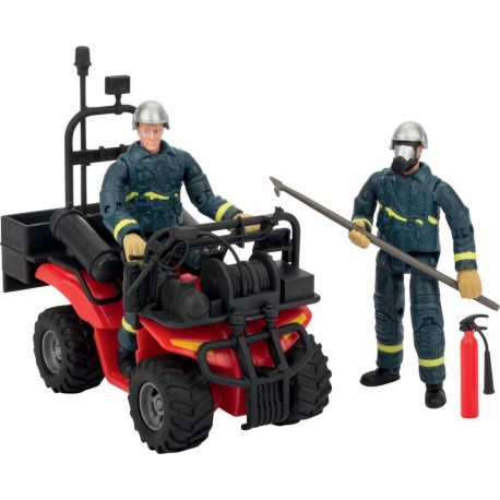 TEAM COFFRET VEHICULE TOUT TERRAIN POMPIERS