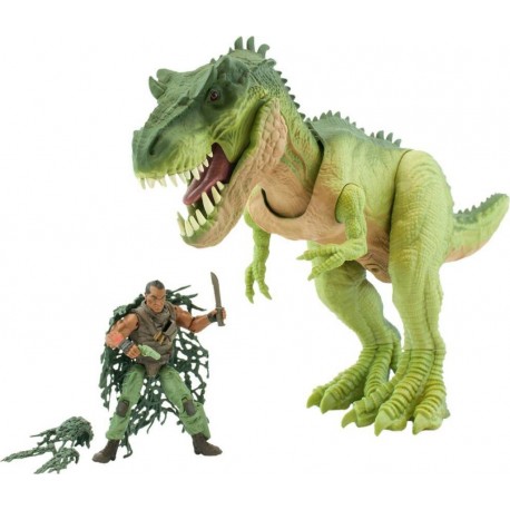 SIDJ DINOSAURE T-REX RUGISSANT + FIGURINE JURASSIC CLASH