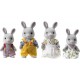 SYLVANIAN FAMILLE LAPIN GRIS FAMILLES