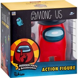 TOMY FIGURINE AMONG US 17 CM ET 5 ACCESSOIRES MYSTERES