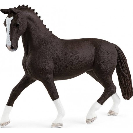 SCHLEICH FIGURINE JUMENT HANOVRIENNE MORELLE