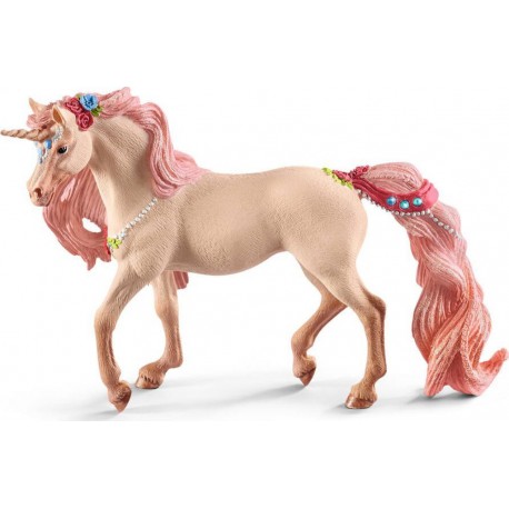 SCHLEICH FIGURINE LICORNE BIJOU, JUMENT