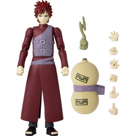 BANDAI FIGURINE NARUTO GAARA 16 CM ANIME HEROES