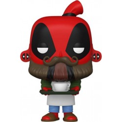 FUNKO FIGURINE POP BOBBLE DEADPOOL BARISTA DEADPOOL 30 TH MARVEL