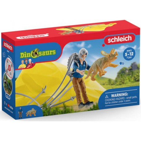 SCHLEICH FIGURINE SAUVETAGE EN PARACHUTE