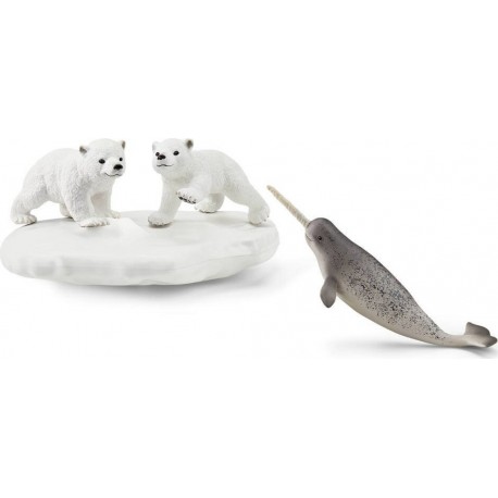 SCHLEICH GLISSADE DES OURS POLAIRES