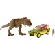 MATTEL JURASSIC WORLD FIGURINE T REX ET EXPLORER 4X4