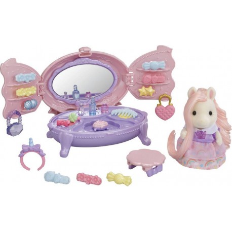 SYLVANIAN LA COIFFEUSE DE LA FILLE PONEY - MEUBLES ET ACCESSOIRES