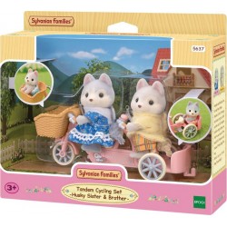 SYLVANIAN LES FRERES ET SŒURS HUSKY ET LEUR TANDEM FAMILLES