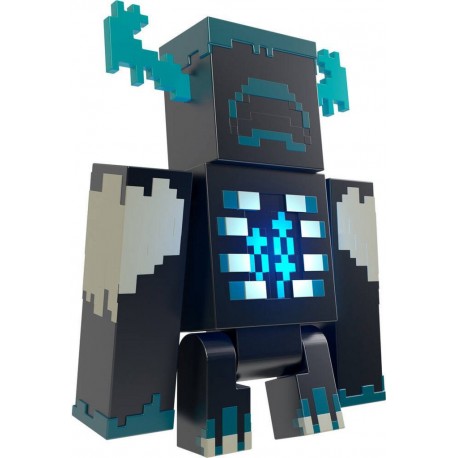 MATTEL MINECRAFT WARDEN FIGURINE VANILLA SUPER BOSS