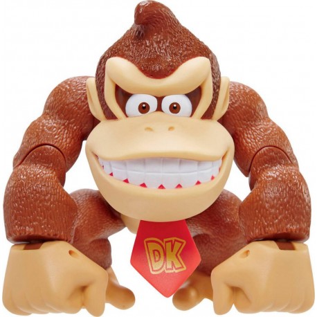 JAKKS NINTENDO SUPER MARIO FIGURINE DONKEY KONG DELUXE 15cm