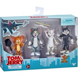 MOOSE PACK 4 FIGURINES 8CM TOM & JERRY