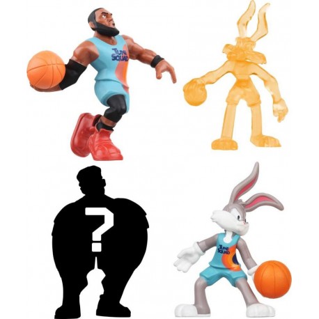 MOOSE PACK DE 4 FIGURINES 5CM TEAM B SPACE JAM